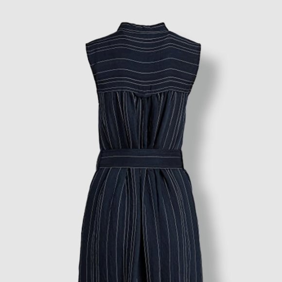 Vince XS Navy shirtdress maxi - - Picture 2 of 6